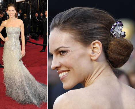 Hilary Swank agli Oscar 2011: un look perfetto grazie ai prodotti Moroccanoil