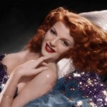 make up cinematografici il rossetto rosso di Rita Hayworth