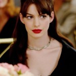 make up cinematografici il rossetto rosso di Anne Hathaway alias Andy Sachs