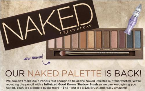 Palette New Naked Urban Decay, dodici sfumature occhi per creare mille look vincenti