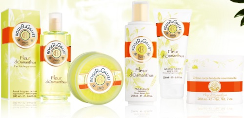 Nuova linea profumata Fleur d'Osmanthus di Roger&Gallet