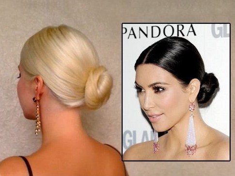 video tutorial acconciature copia chignon kim kardashian