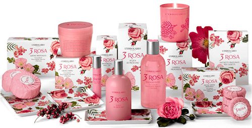 3 Rosa, L'Erbolario reiterpreta la fragranza femminile per eccellenza