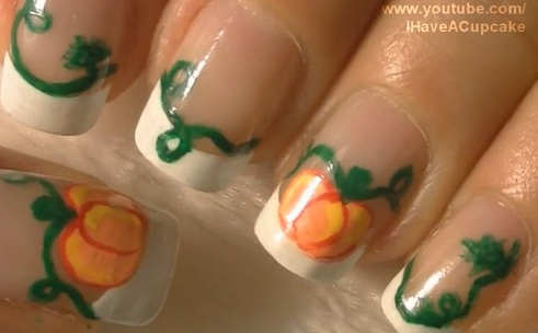 Nail art tutorial veloce: zucche di Halloween  