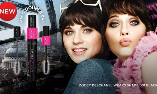 Glam Eyes Day2 Night: Zooey Deschanel per Rimmel