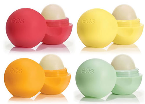 Eos lip balm organico in sfera