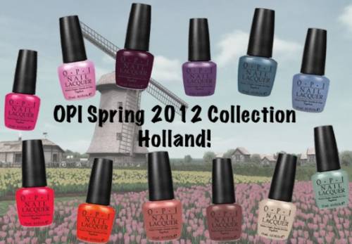 Smalti primavera-estate 2012: la collezione Netherlands di Opi