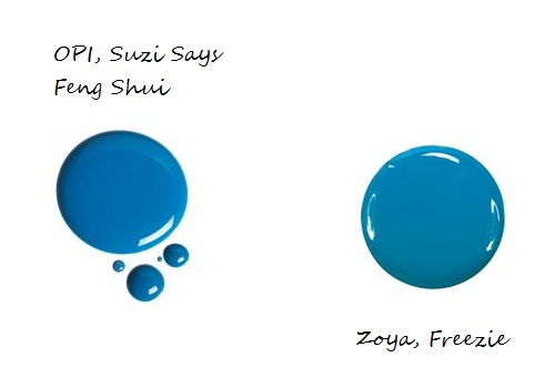 Dupe: Zoya Breezi e Opi Suzi Says Feng Shui