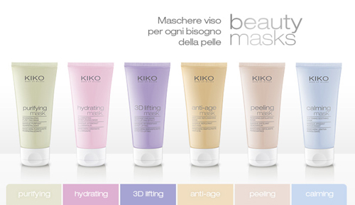 Kiko Beauty Masks, le nuove maschere trattamento viso