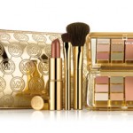 Estee Lauder Michael Kors Cosmetic Bag Gold