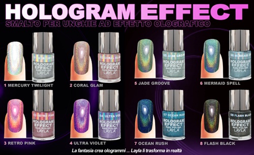 Smalti inverno 2011: Hologram Effect di Layla