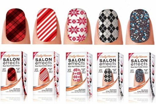 Sally Hansen Salon Effect: smalti stickers Holiday 2011