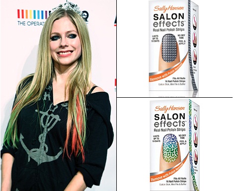 Novità nail sticker: collaborazione Sally Hansen e Avril Lavigne 