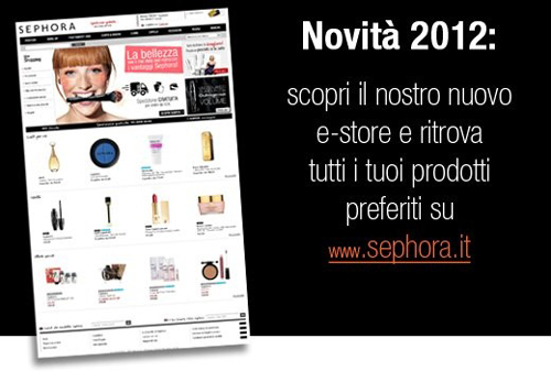 Inaugurato l'E-Store di Sephora Italia