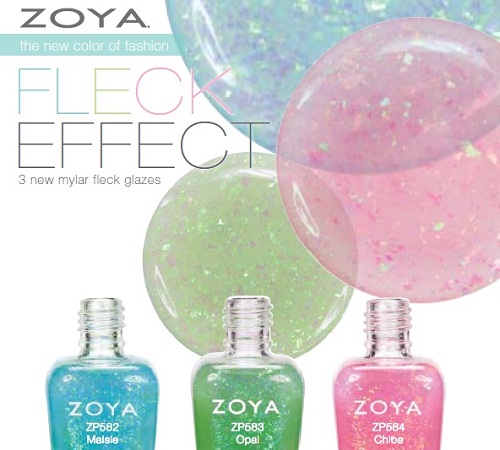 Smalti primavera-estate 2012: collezione Fleck Effect, di Zoya