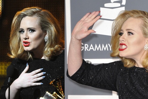 Unghie ai Grammys: la nail art di Adele