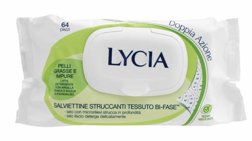 Lycia Salviettine Struccanti Pelli Grasse