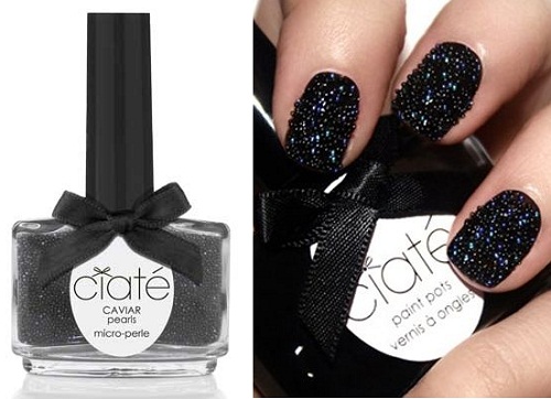 Trend unghie 2012: Caviar Manicure