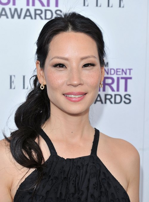 Lucy Liu Moroccanoil Independent Spirit Awards