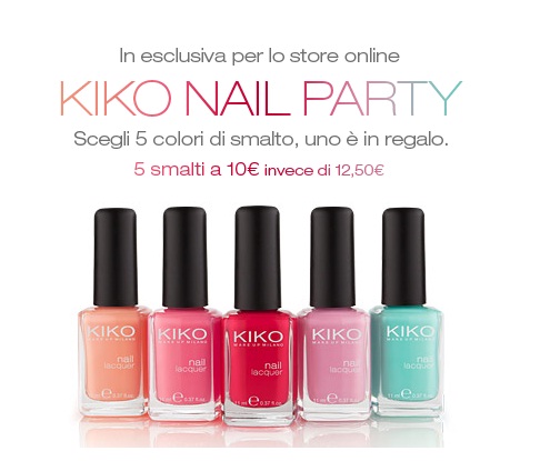 Kiko Nail Party: smalto in regalo con Kiko