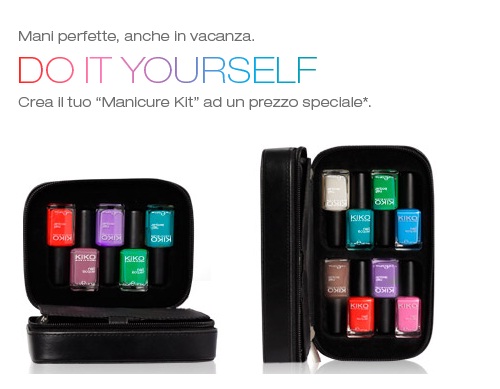 Smalti in ordine con Manicure Kit, di Kiko