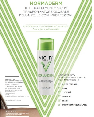 Vichy Normaderm Total Mat, contro il sudore e il sebo in eccesso