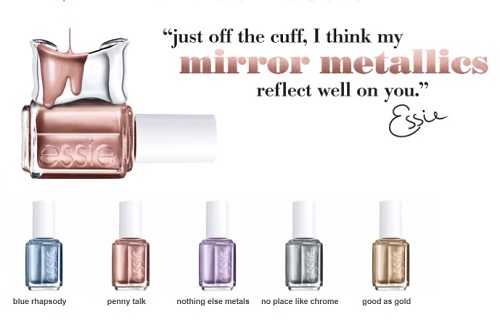 Smalti autunno 2012: Mirror Metallics, di Essie 