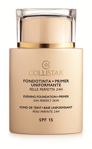 Collistar Fondotinta + Primer Uniformante Pelle Perfetta 24H Spf15, novità autunno 2012