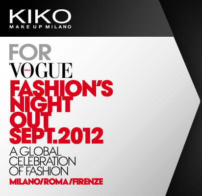 Kiko per la Vogue Fashion's Night Out con un kit esclusivo