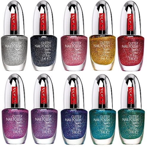 Smalti autunno 2012: Glitter nail polish, Pupa