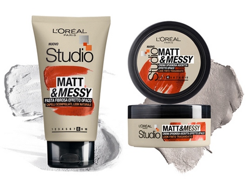 L'Orèal Studio Line Matt & Messy: capelli effetto salsedine