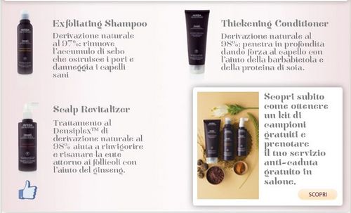 invadi linea aveda capelli folti