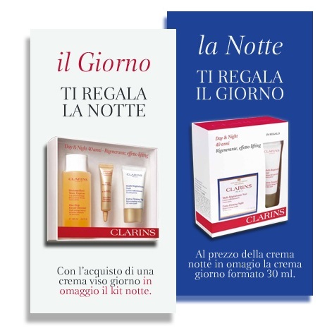 Clarins Day and Night, scopri la promozione