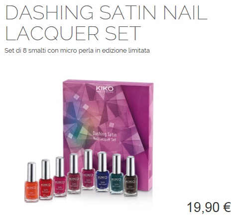 Idee regalo di Natale 2012: Dashing Satin, KIKO