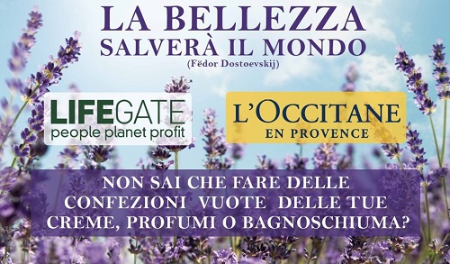 L'Occitane e Lifegate insieme per l'ambiente, partecipa all'iniziativa