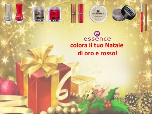 Essence colora il tuo Natale di oro e rosso