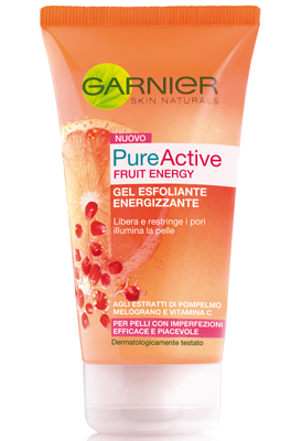 Garnier Pure Fruit Energy, la nuova linea per detergere le pelli miste/grasse