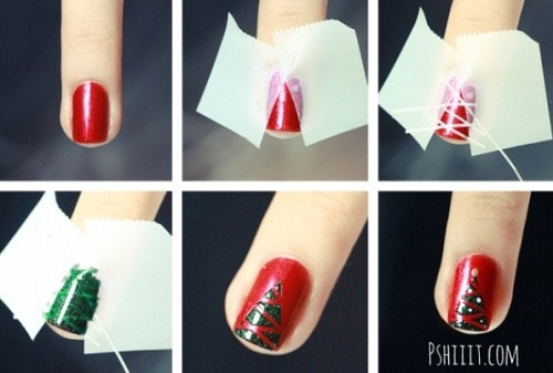 Nail art Natale 2012, semplici e originali