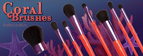 Neve Cosmetics Coral Brushes, novità 2012
