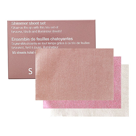 Sephora Shimmer Sheet Set, il makeup in un foglio
