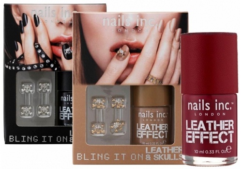 Trend unghie 2013, smalti Leather Effect, Nails Inc