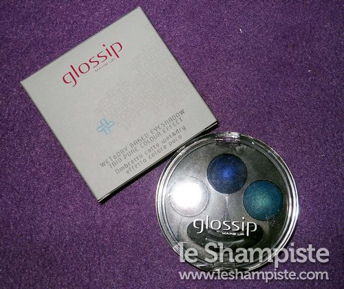 Glossip Wet and dry Baked Eyeshadow Trio Pure Colour Effect #6 Sea Queen