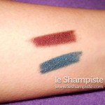 Kiko Glamorous Eye Pencil #403 Terra di Siena Bruciata e #409 Blu Avio swatches