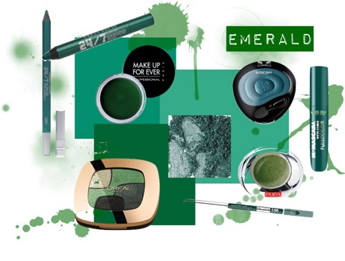 Make up primavera estate 2013 in verde smeraldo, parola di Pantone