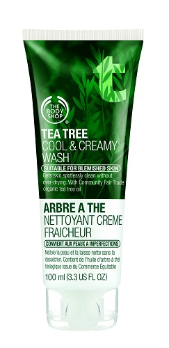Tea Tree Cool and Creamy Wash, il nuovo detergente per pelli impure di The Body Shop