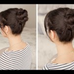 Video tutorial acconciatura facile: chignon con treccia