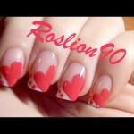 Video tutorial: nail art cuori grandi di San Valentino