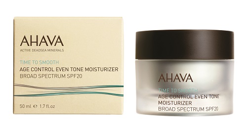 Ahava Age Control Even Tone Moisturizer SPF20, la crema viso idratante, protettiva ed anti-età