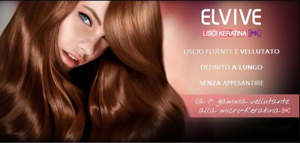 capelli lisci Elvive Lisci Keratina