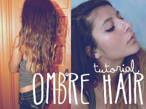 Ombre hair, video tutorial